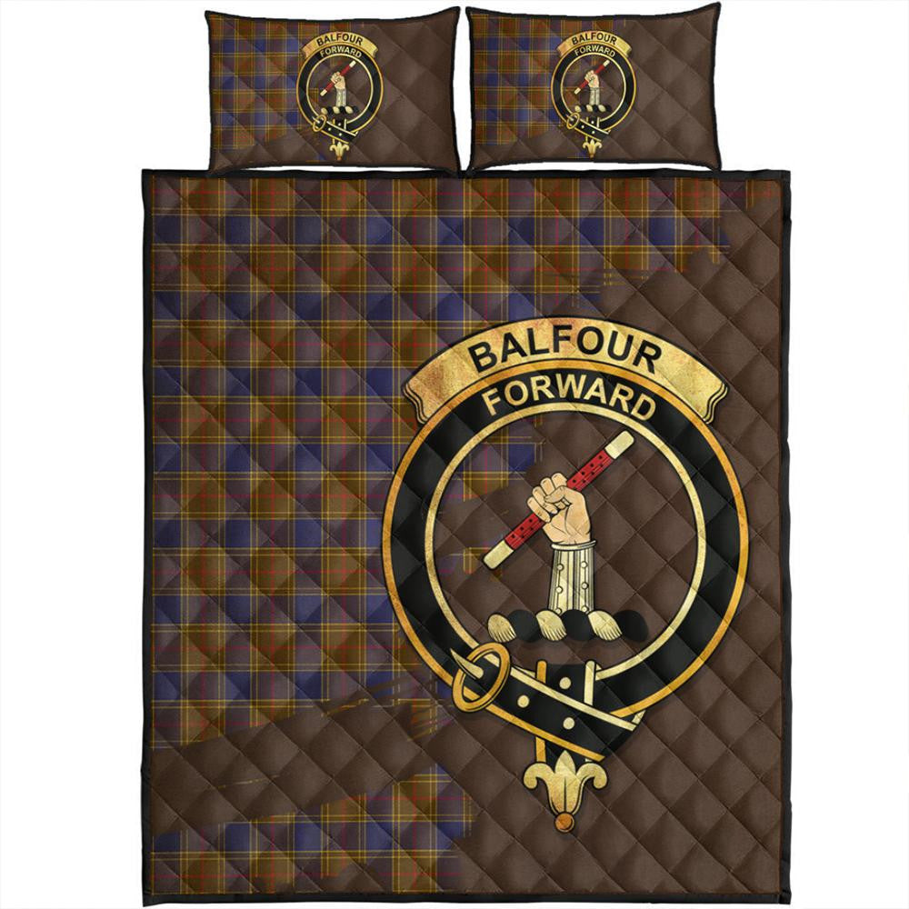 Balfour Modern Family Tartan Crest Wave Style Bedding Set main image 0