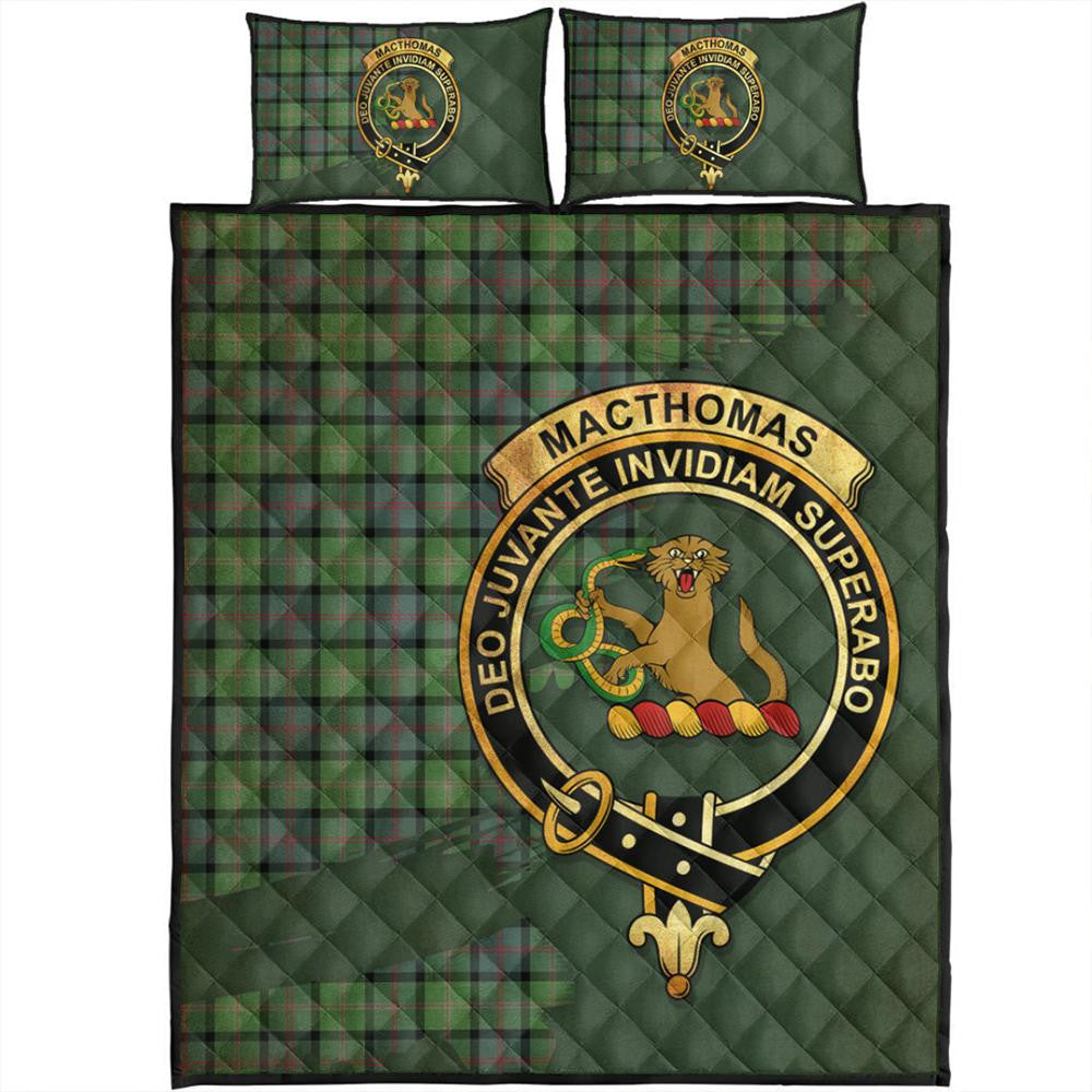 MacThomas Modern Tartan Crest Blanket Wave Style