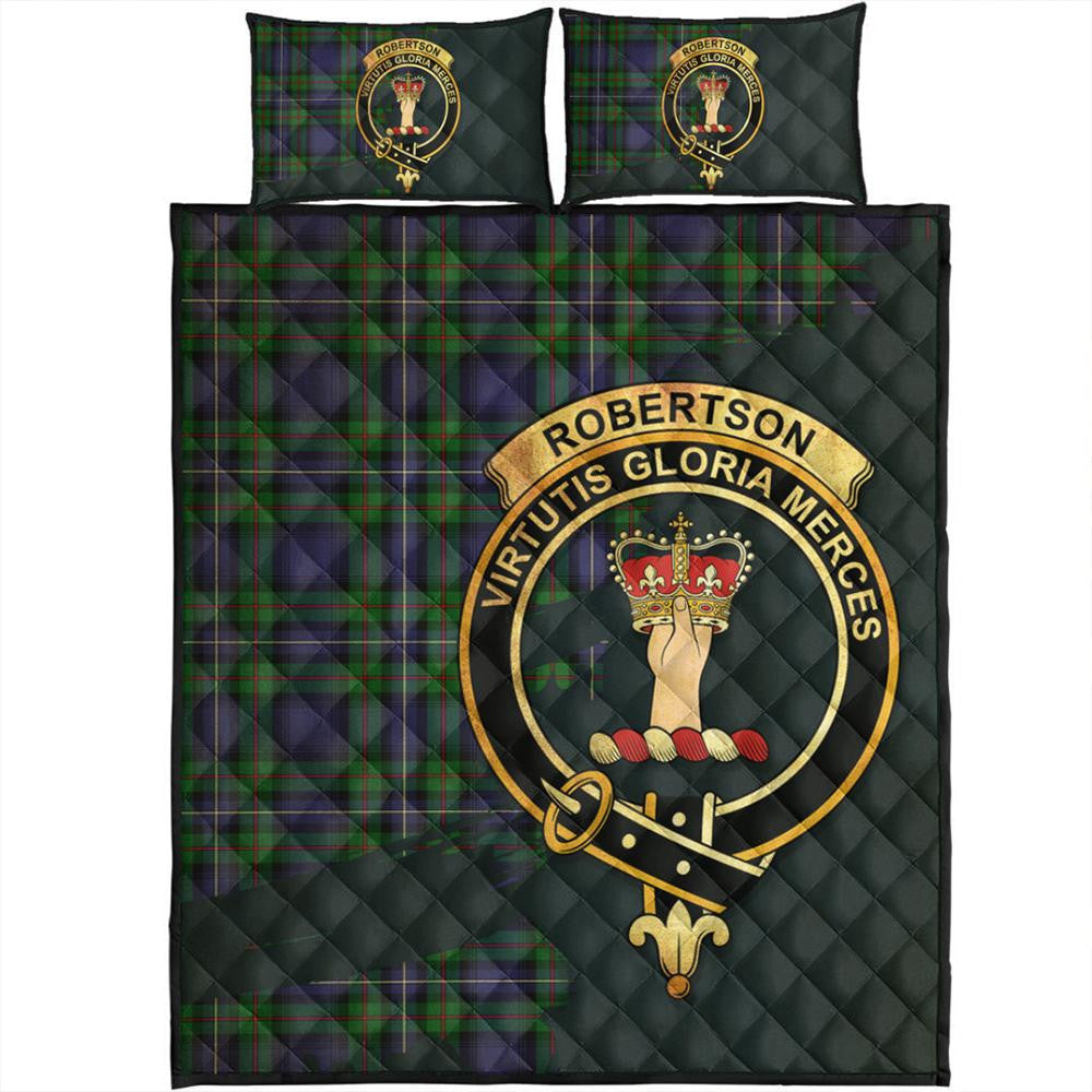 Middleton Modern Tartan Crest Quilt Bed Set