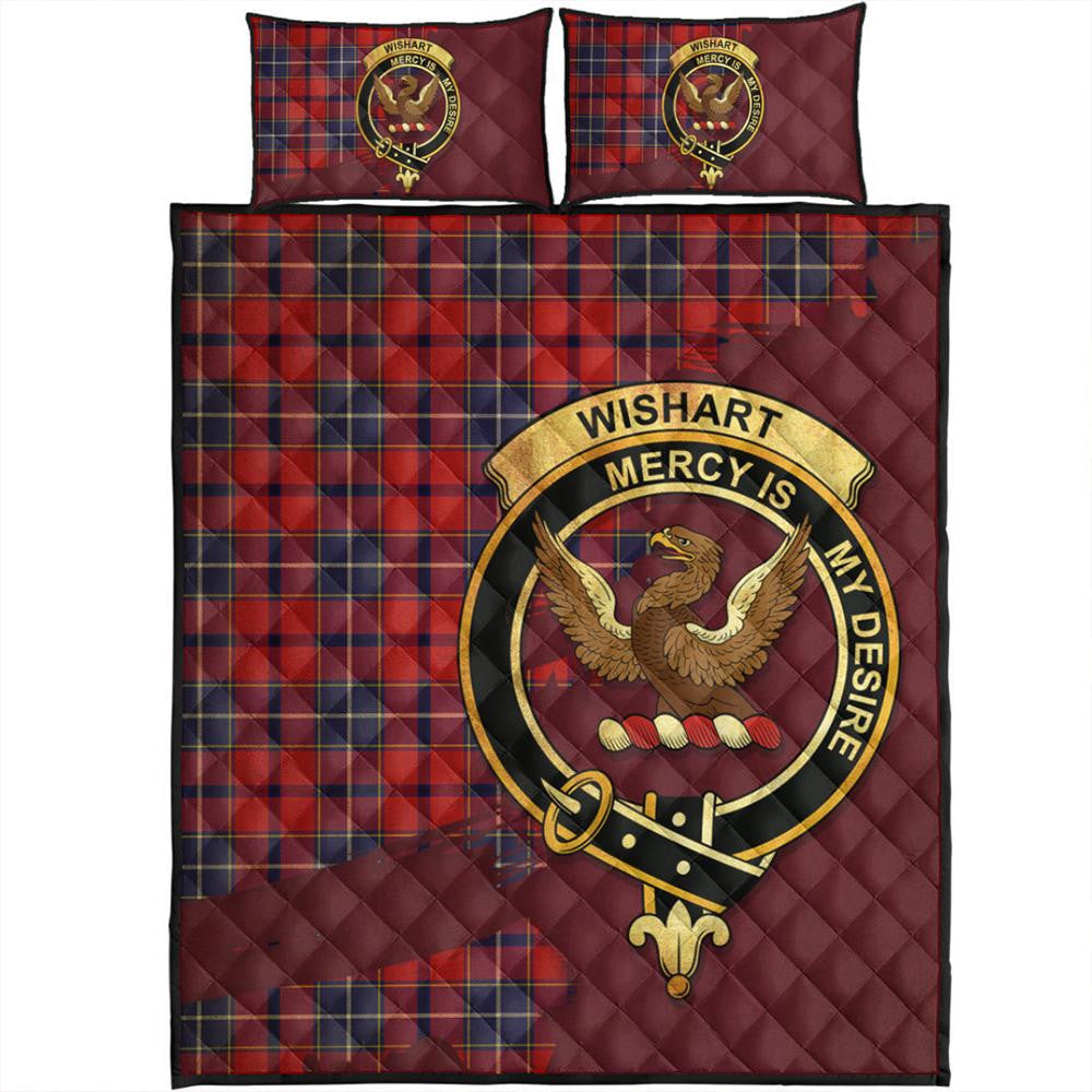 MacNaughton Dress Tartan Crest Quilt