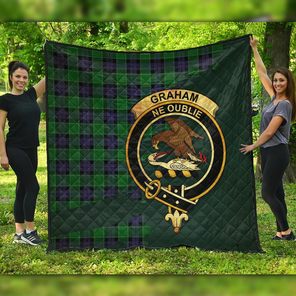 Graham of Menteith Modern Tartan Crest T-shirt