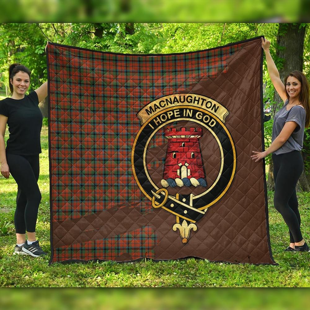 MacKintosh Ancient Tartan Crest Blanket Wave Style