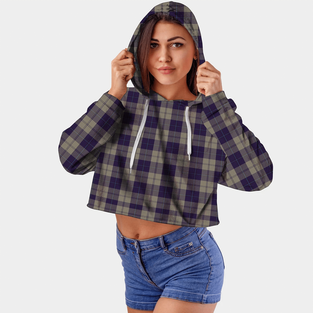 Cunningham Dress Blue Dancers Tartan Crest Sweatshirt