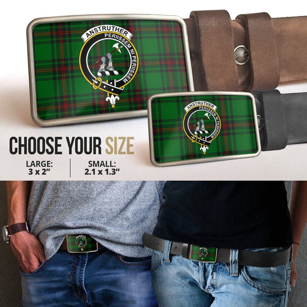 Anstruther Clan Badge Classic Tartan Belt Buckle