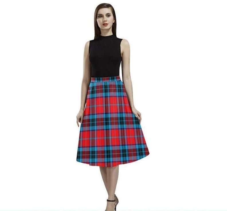 MacKintosh Modern Tartan Aoede Crepe Skirt