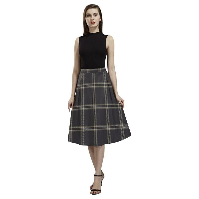 Shaw Modern Tartan Aoede Crepe Skirt