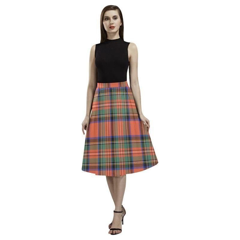 Scott Brown Ancient Tartan Aoede Crepe Skirt