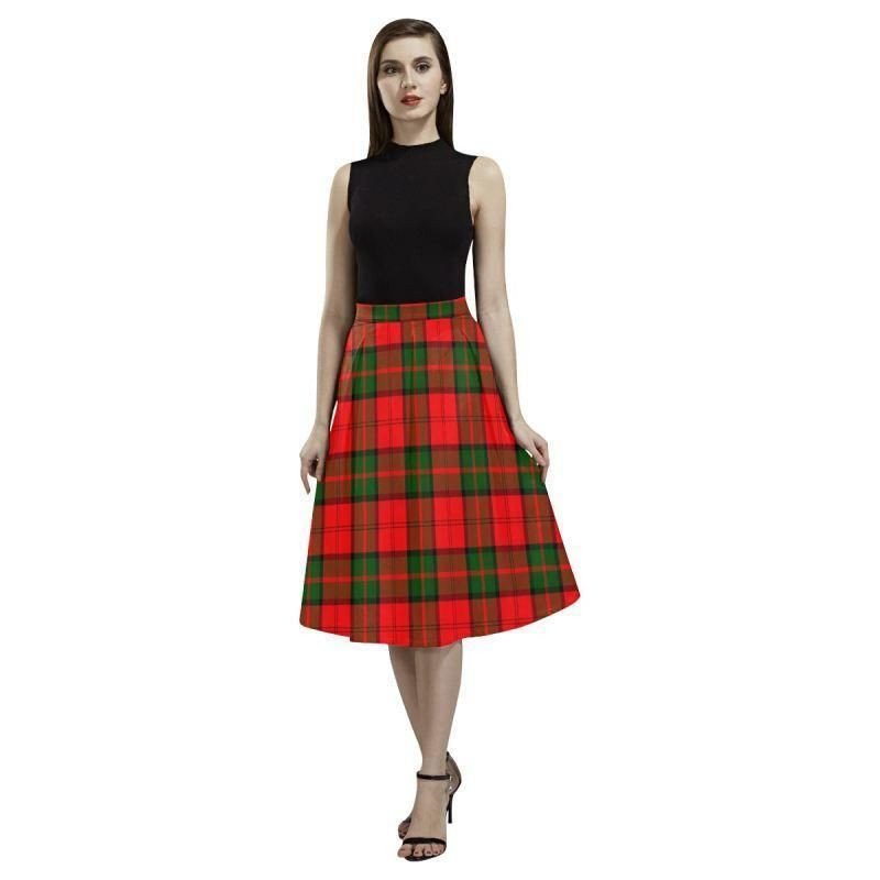 Kerr Ancient Tartan Aoede Crepe Skirt