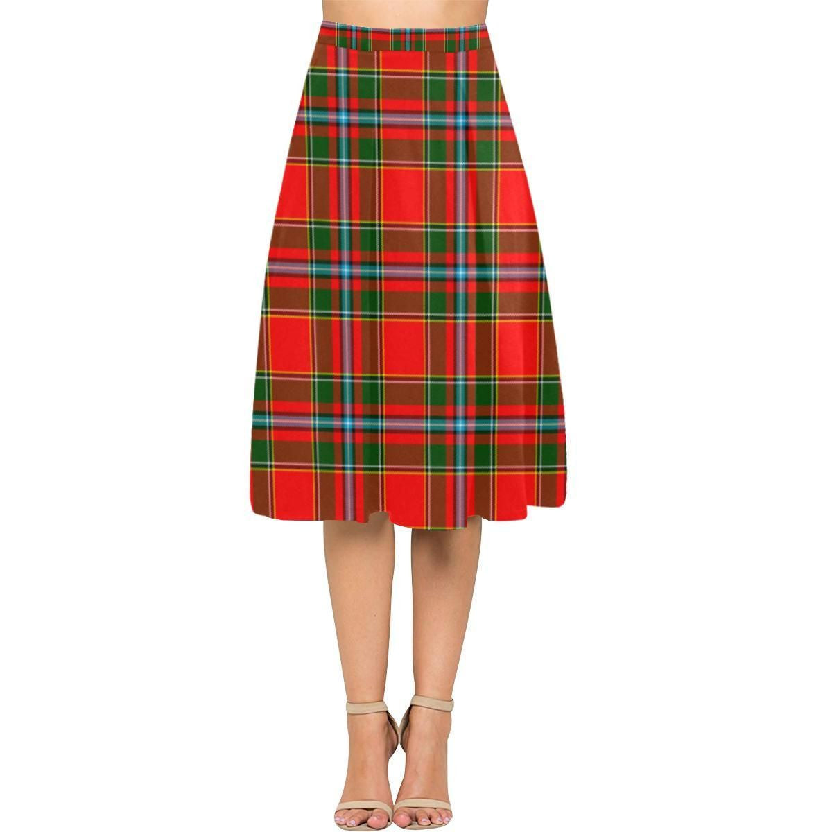 MacThomas Modern Tartan Aoede Crepe Skirt