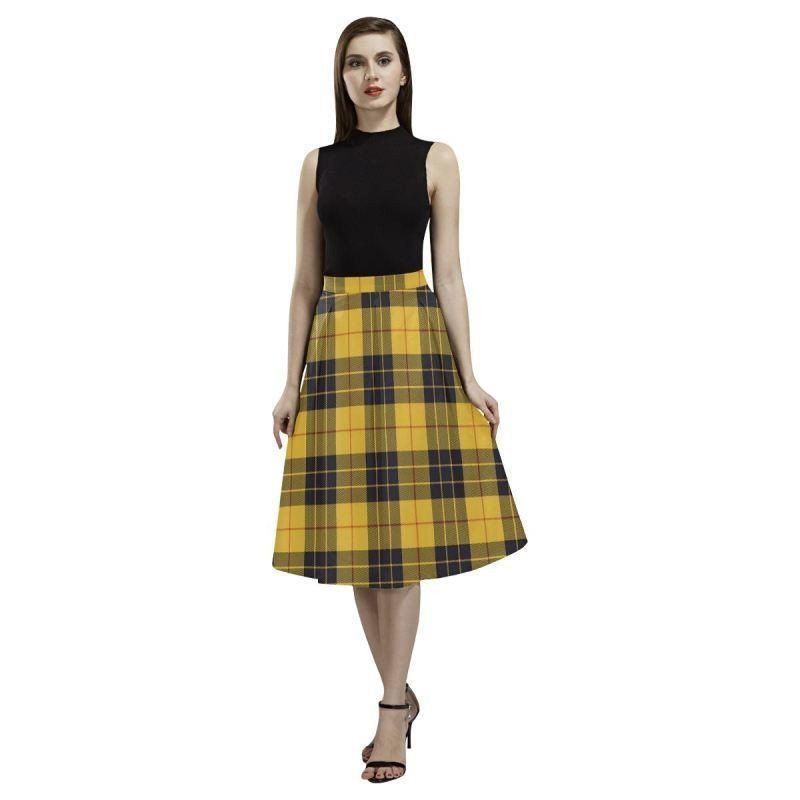 Ogilvie Hunting Ancient Tartan Aoede Crepe Skirt main image 0