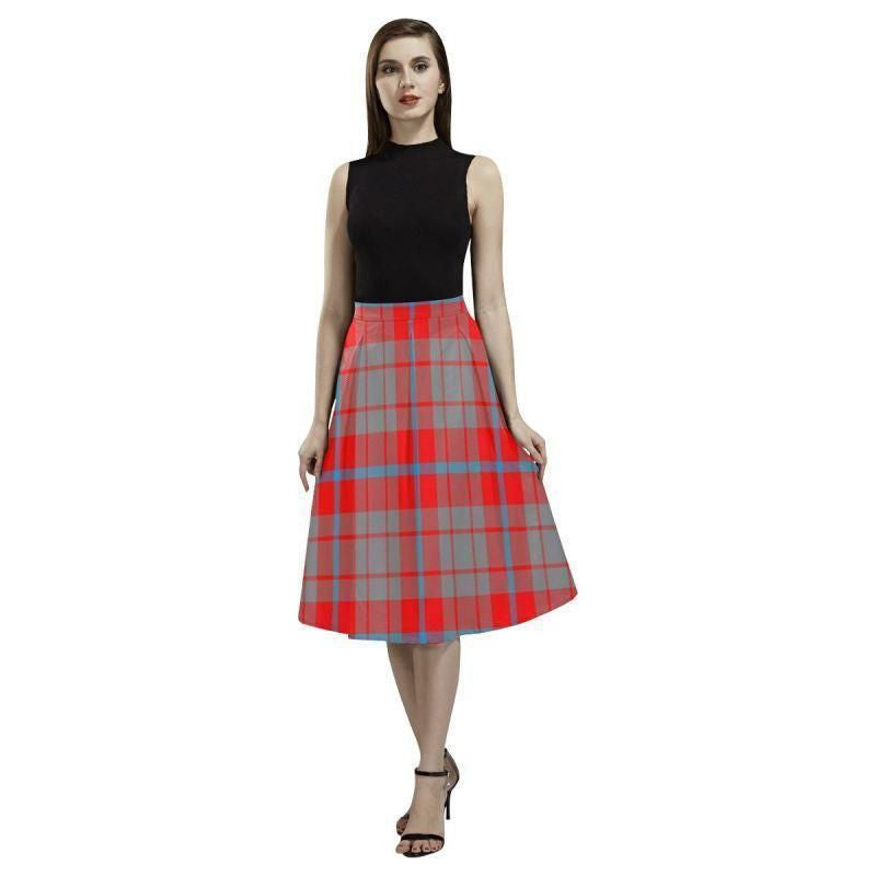 MacRae Dress Modern Tartan Aoede Crepe Skirt