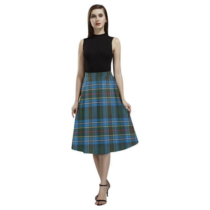 Jacobite Tartan Aoede Crepe Skirt
