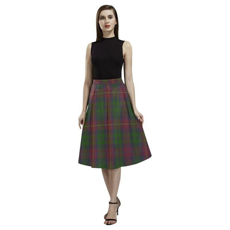 MacPherson Hunting Ancient Tartan Aoede Crepe Skirt