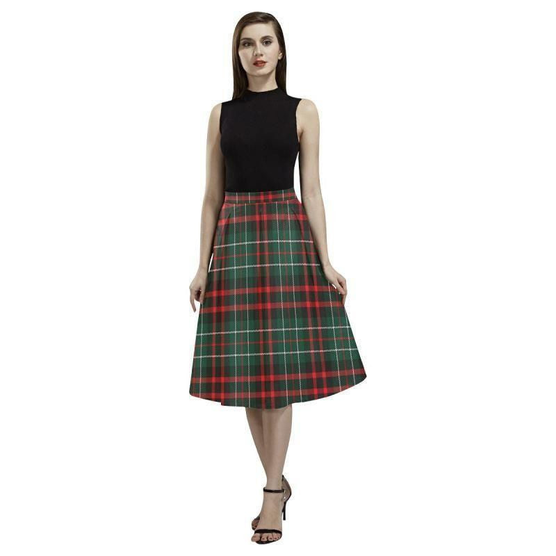 MacLeod of Harris Ancient Tartan Aoede Crepe Skirt