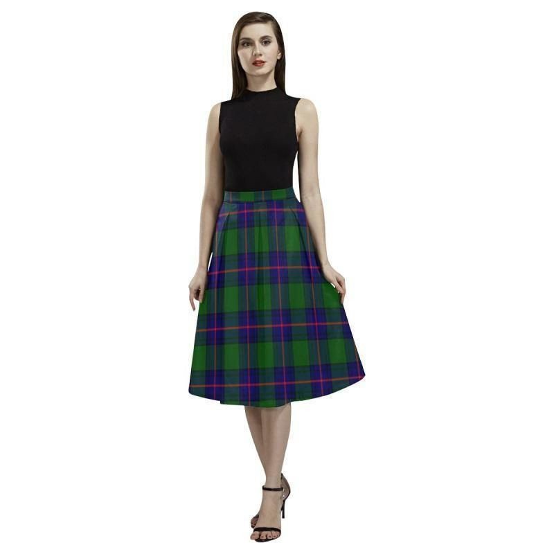 Wishart Dress Tartan Aoede Crepe Skirt