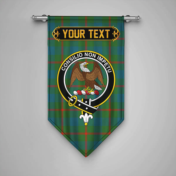 Agnew (MacAgnew) Ancient Clan Badge Tartan Gonfalon Personalize