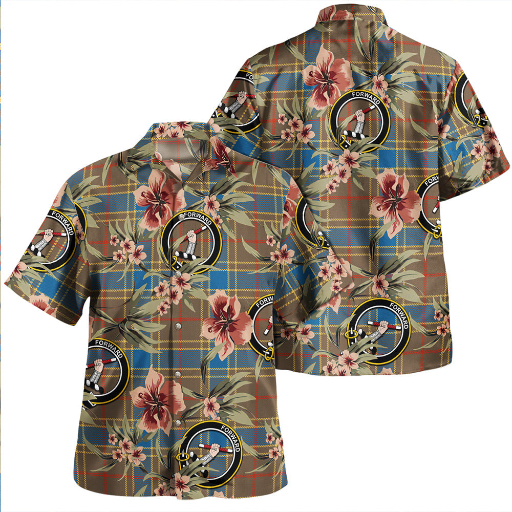 Keith Ancient Tartan Vintage Leaves Hawaiian Shirt main image 0