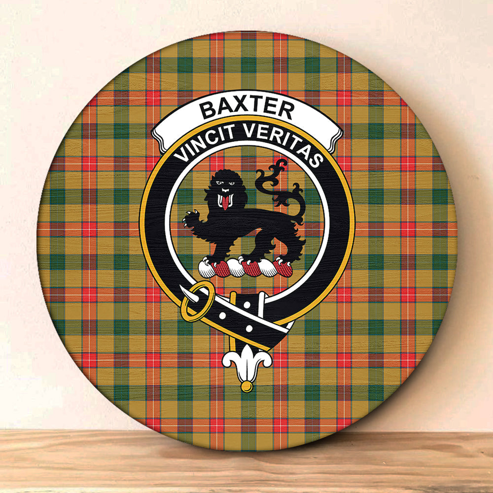 Baxter Modern Tartan Crest Men Shirt