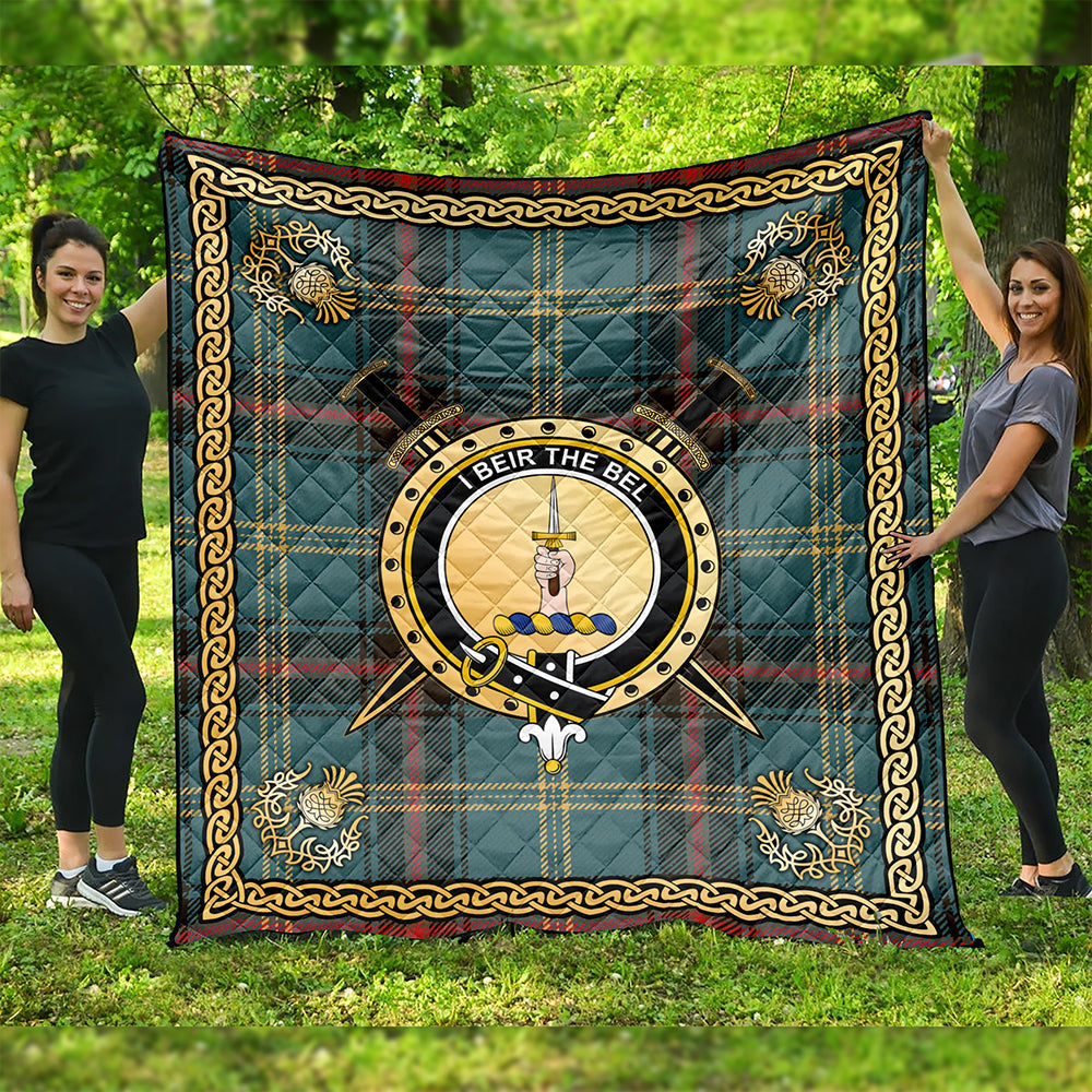 Bell of the Borders Tartan Crest Blanket