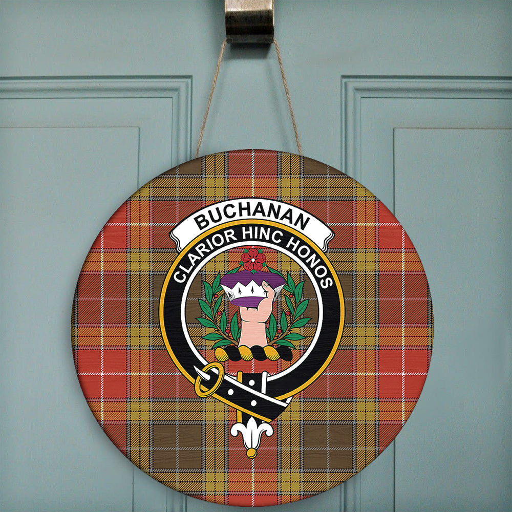 Buchanan Old Set Weathered Tartan Flared Skirt