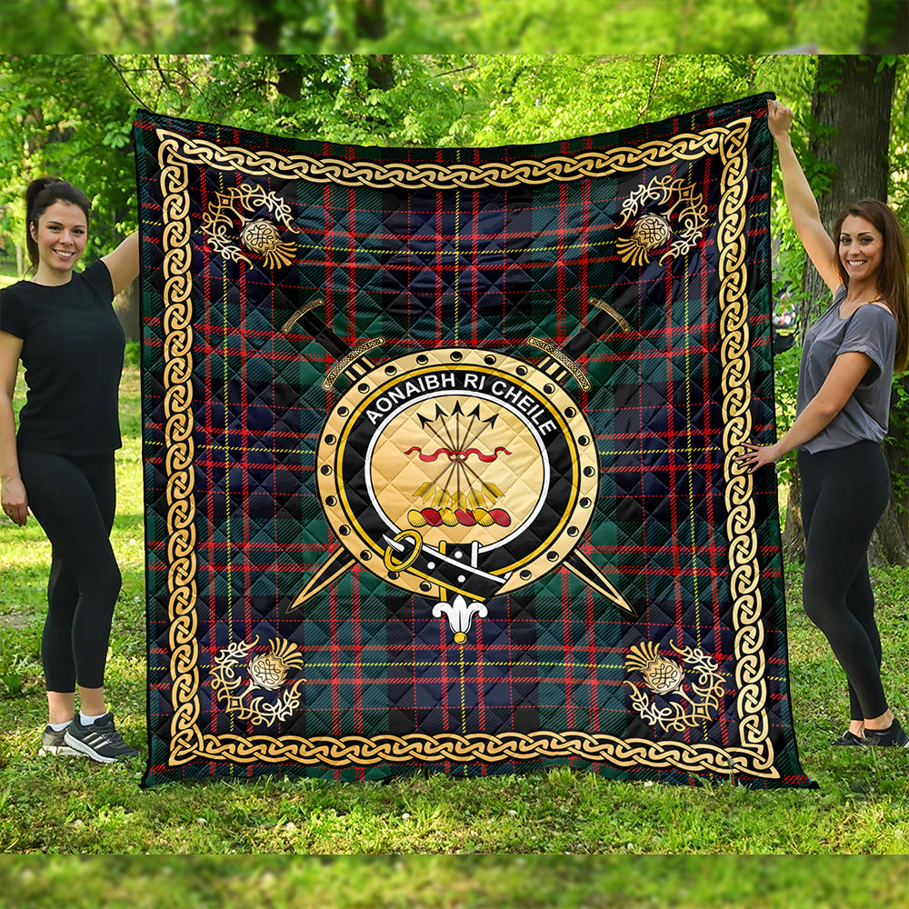 Scottish Tartan Cameron of Erracht Modern Clan Classic Crest Gonfalon main image 1