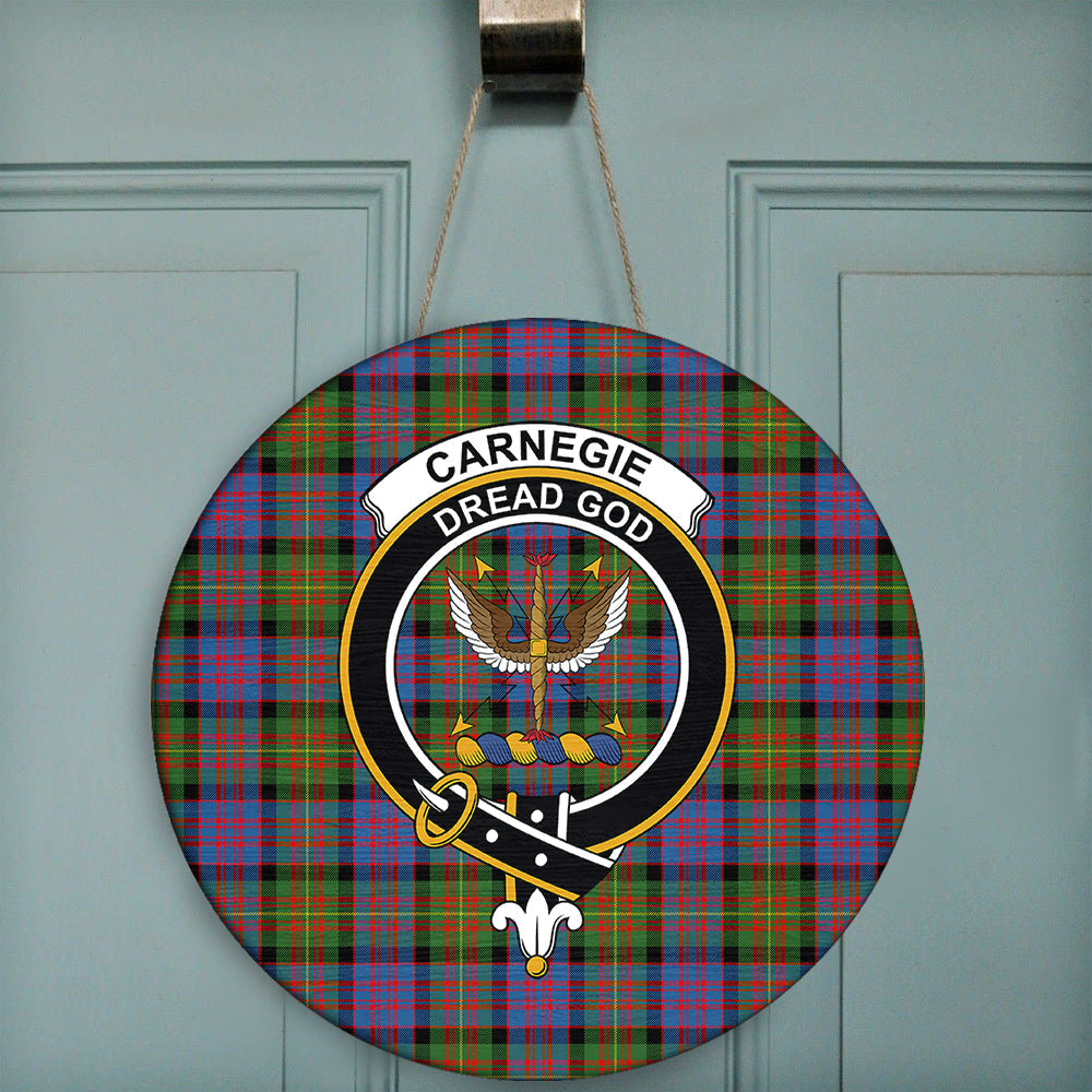 Carnegie Modern Tartan Crest Classic Cap main image 1