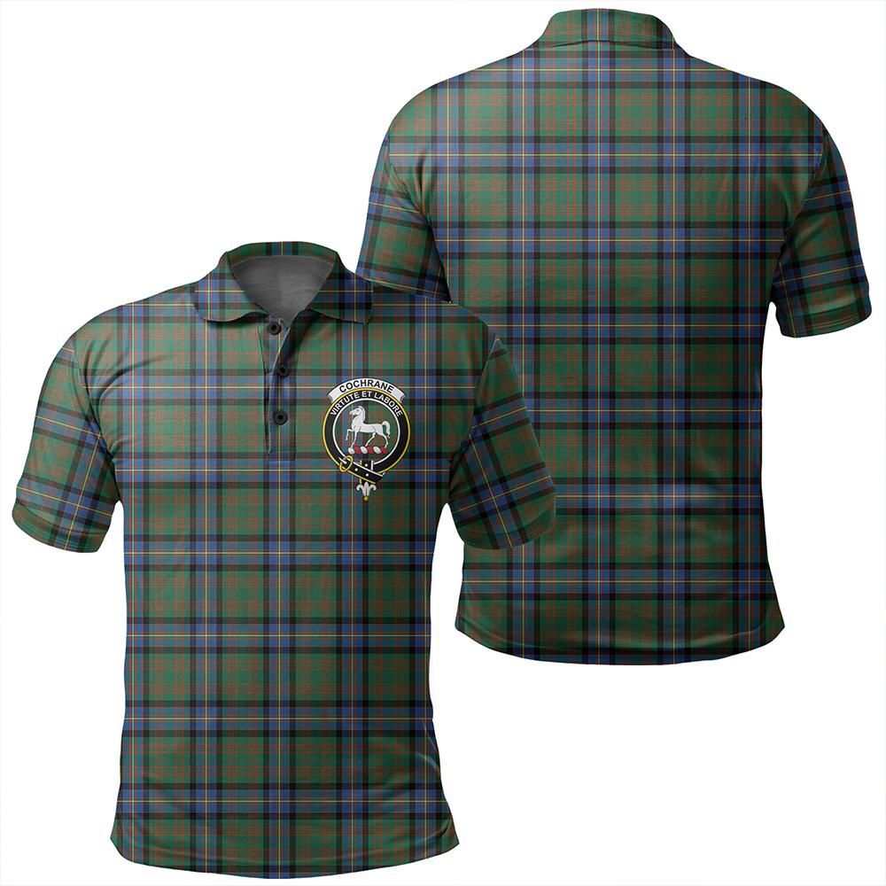 Cochrane Ancient Tartan Classic Crest Polo Shirt