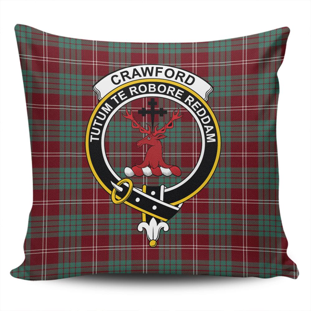Crawford Ancient Tartan Crest House Flag
