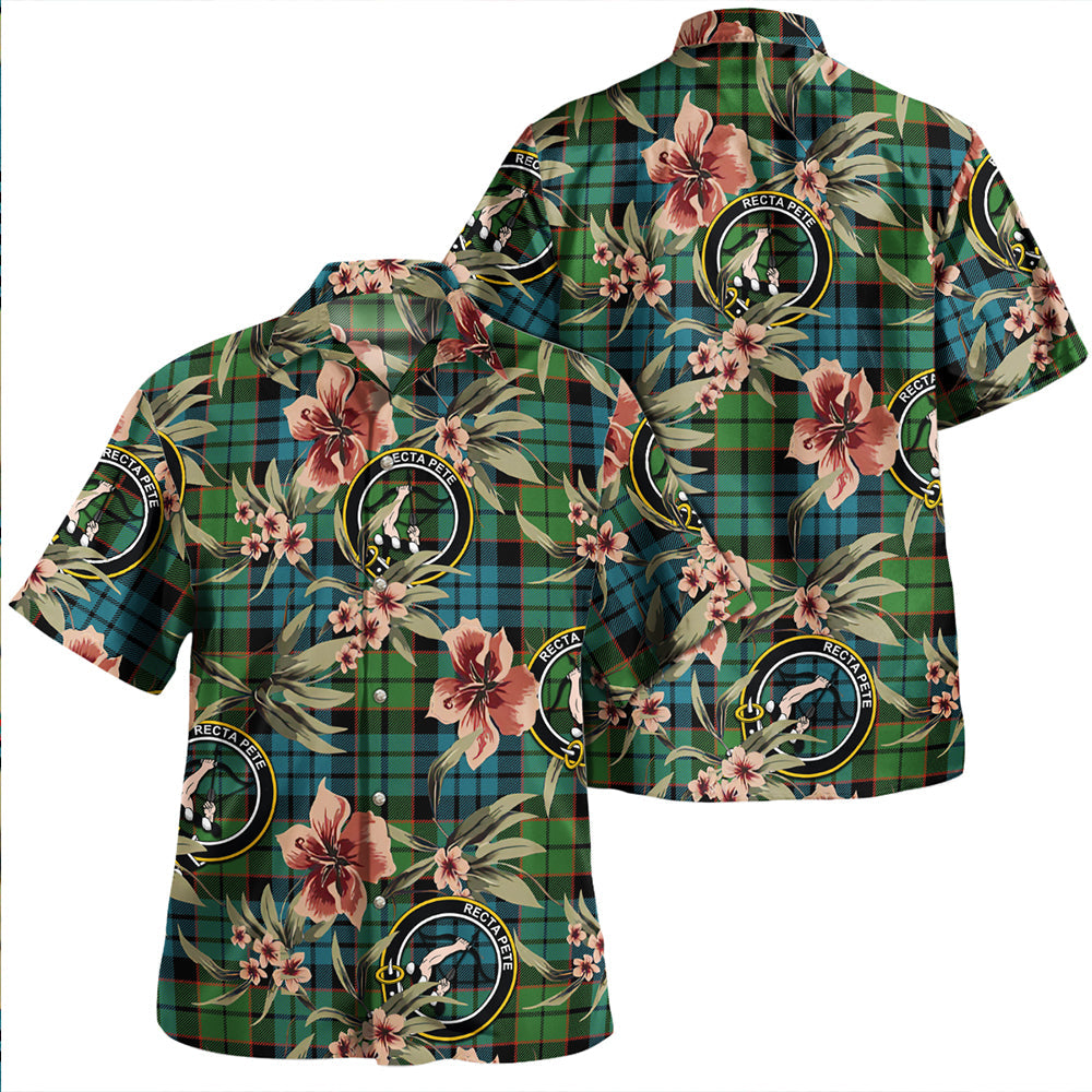 Campbell Ancient 01 Tartan Vintage Leaves Hawaiian Shirt main image 0