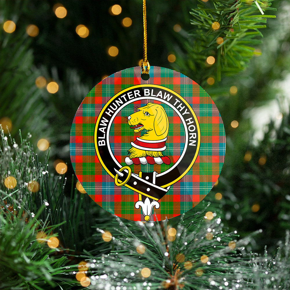 Forrester Tartan Crest Christmas Hat