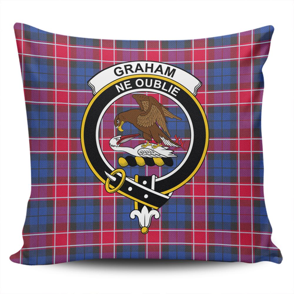 Graham of Menteith Weathered Tartan Crest Sweatshirt main image 1