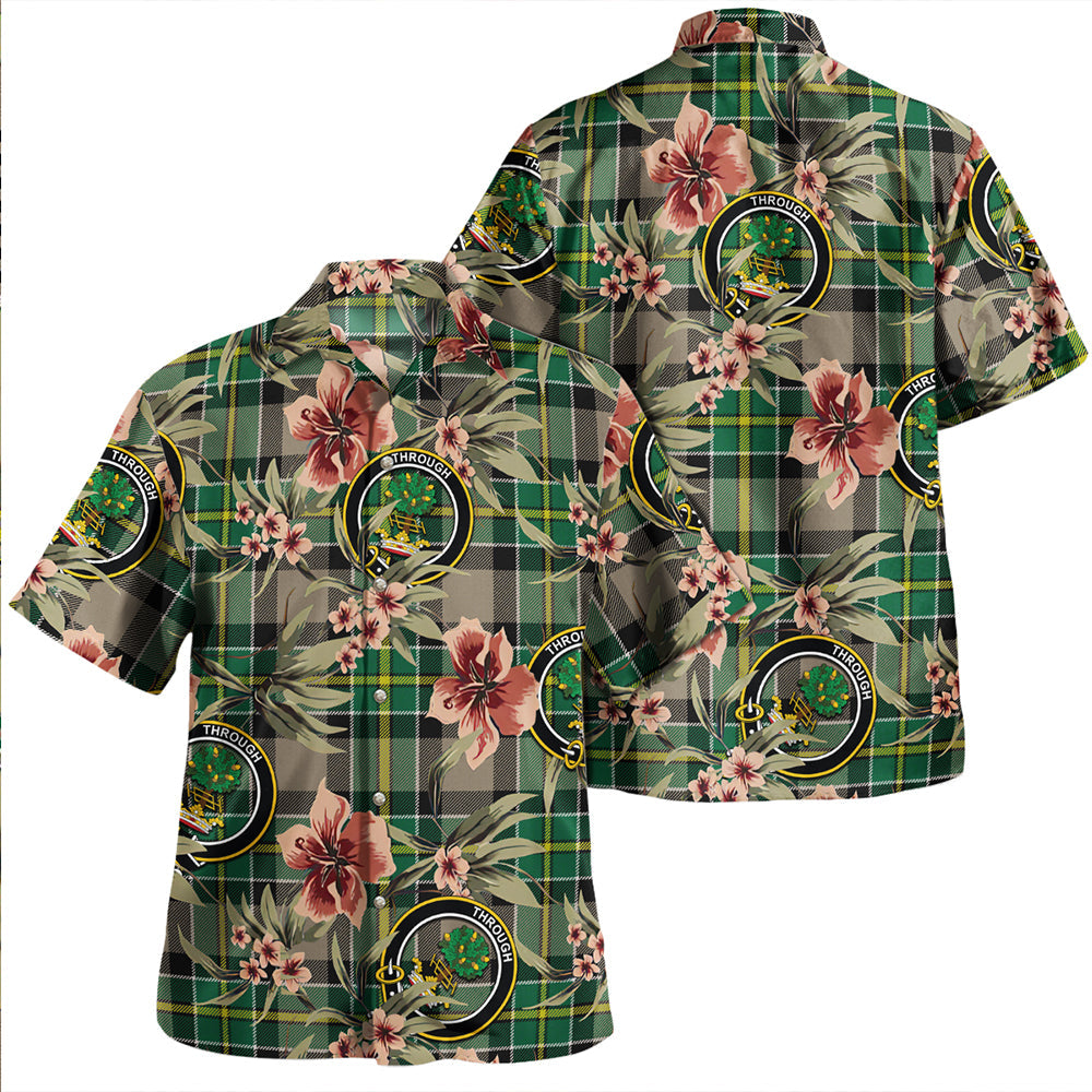 Hamilton Red Tartan Crest T-shirt - Alba Celtic Style main image 1