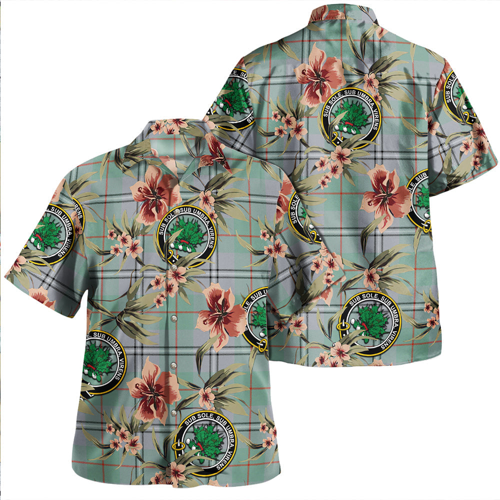 Grant Ancient Tartan Vintage Leaves Hawaiian Shirt main image 0