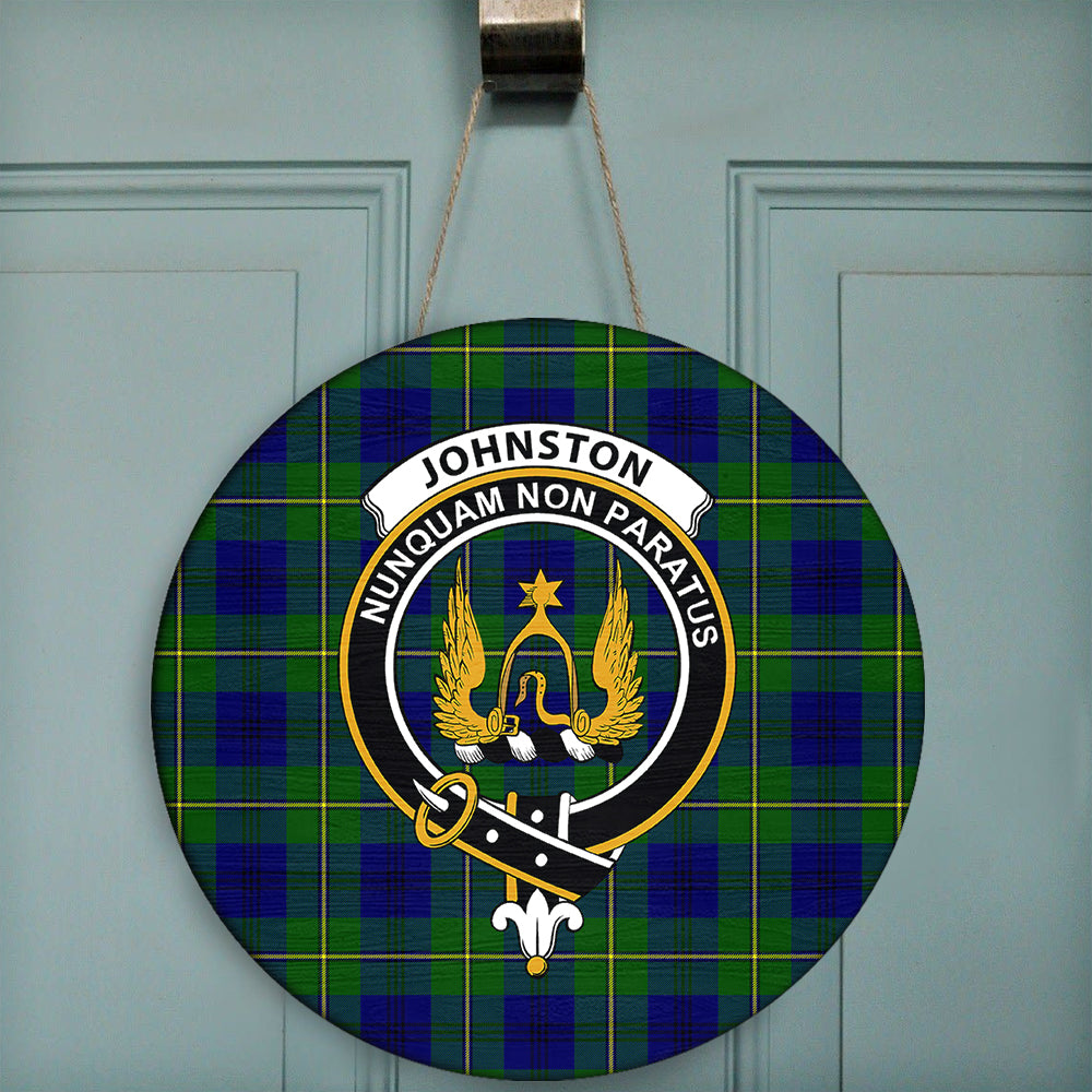 Johnston Ancient Tartan Crest T-shirt