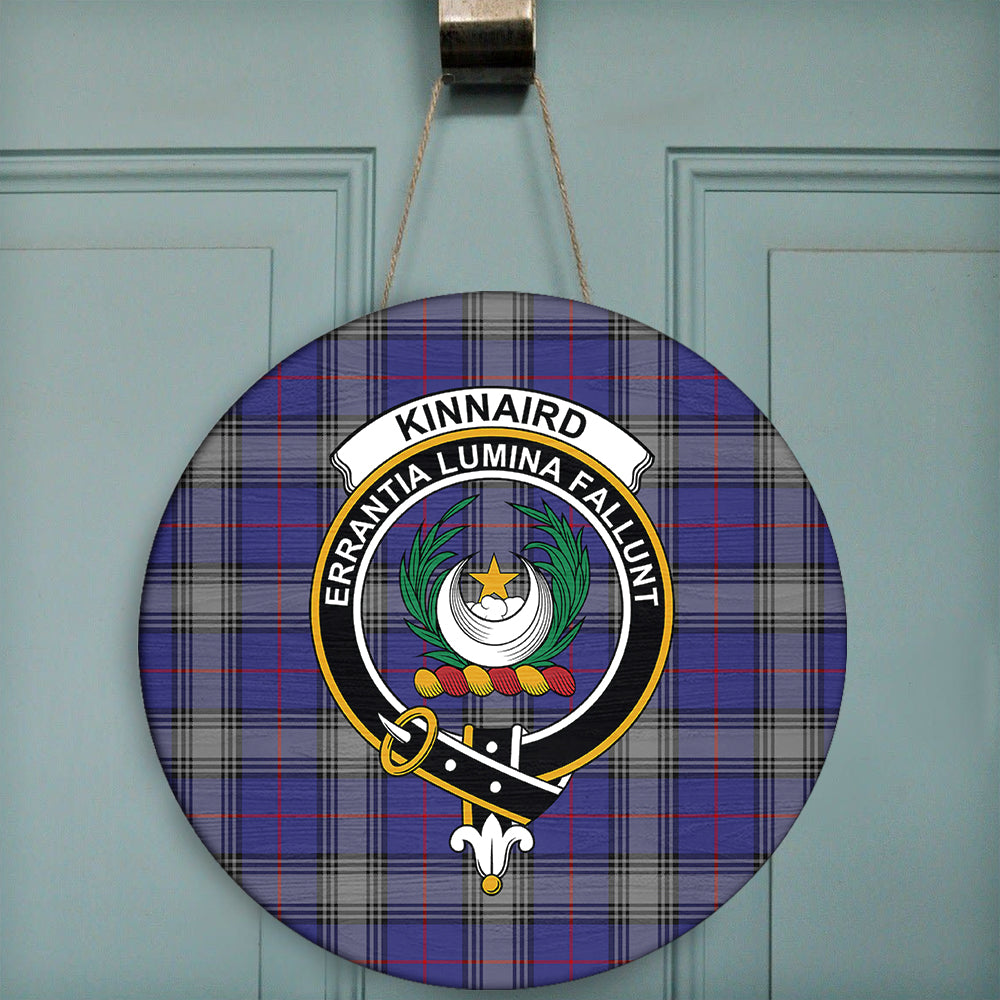 Kinnaird Tartan Crest Zipper Hoodie - Circle Style