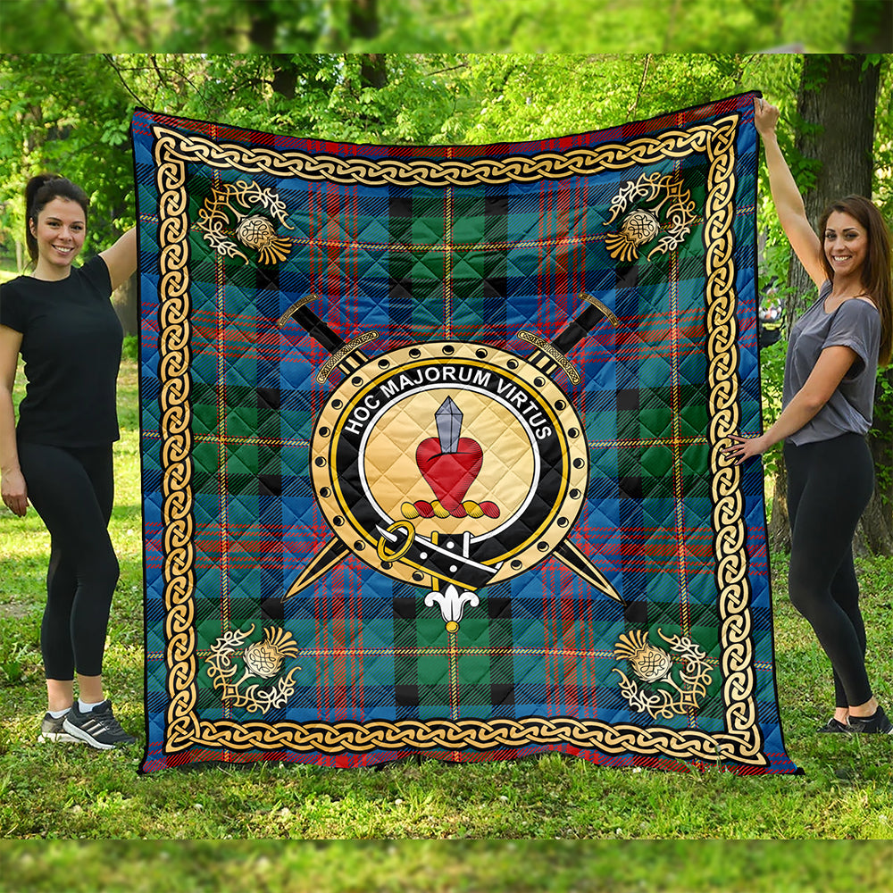 Logan Ancient Clan Half Of Tartan Zipper Hoodie main image 1