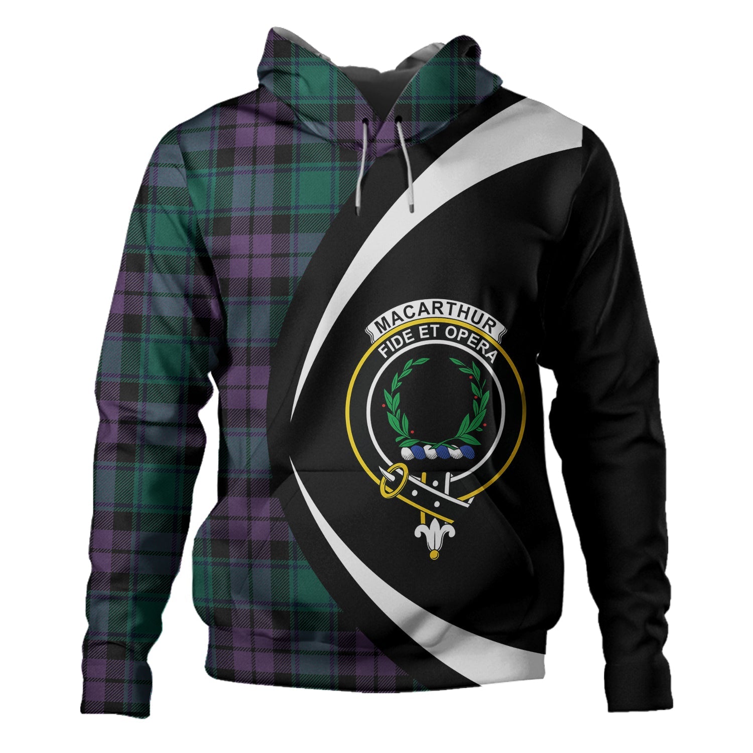 MacArthur Modern Tartan - Military T-Shirt