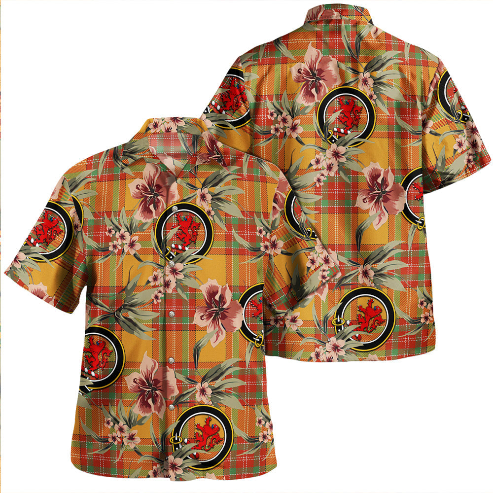 Scottish Tartan Menzies Green Ancient Clan Hawaiian Shirt Plaid Style