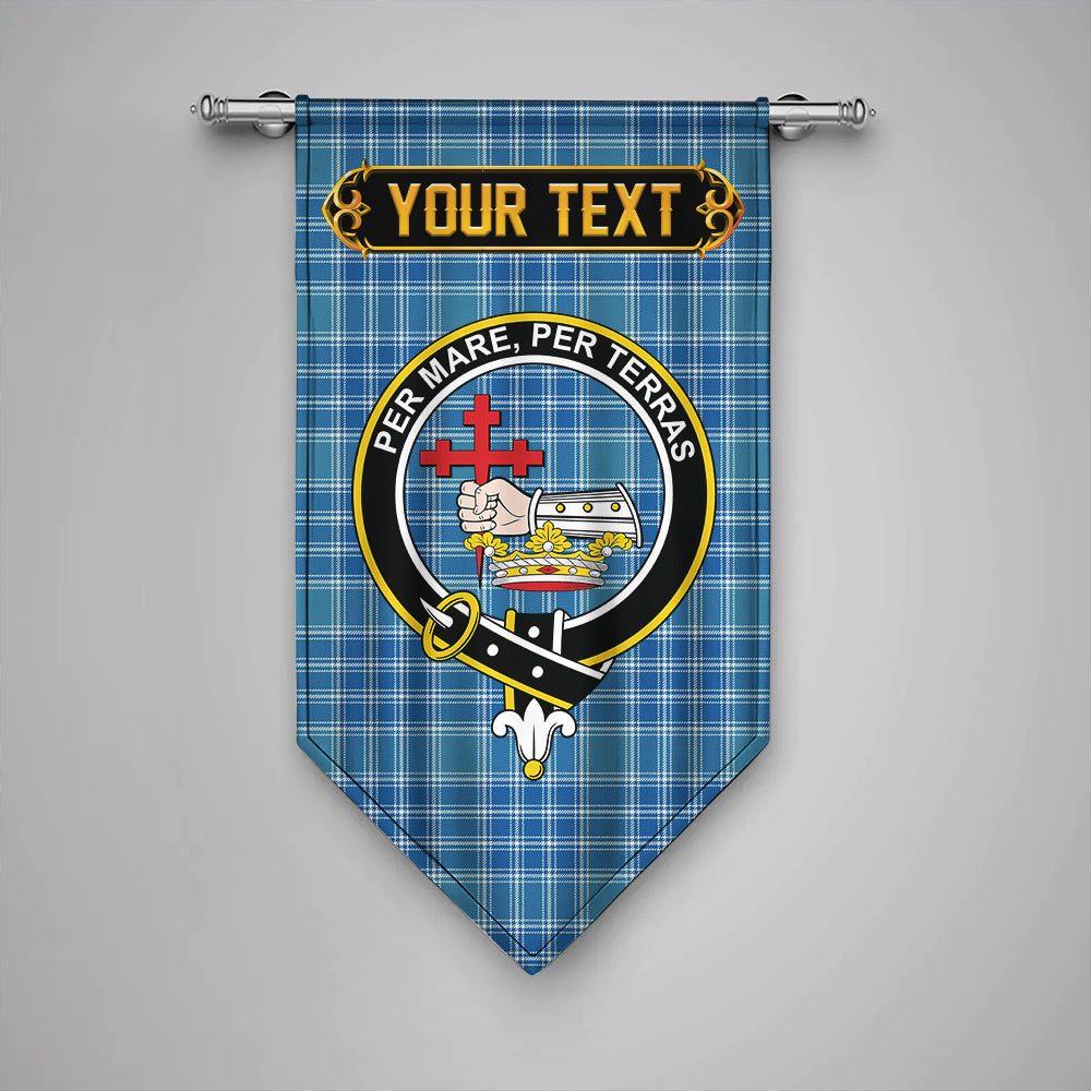 MacDonald of the Isles Hunting Ancient Tartan Crest Garden Flag - Celtic Thistle Style main image 1