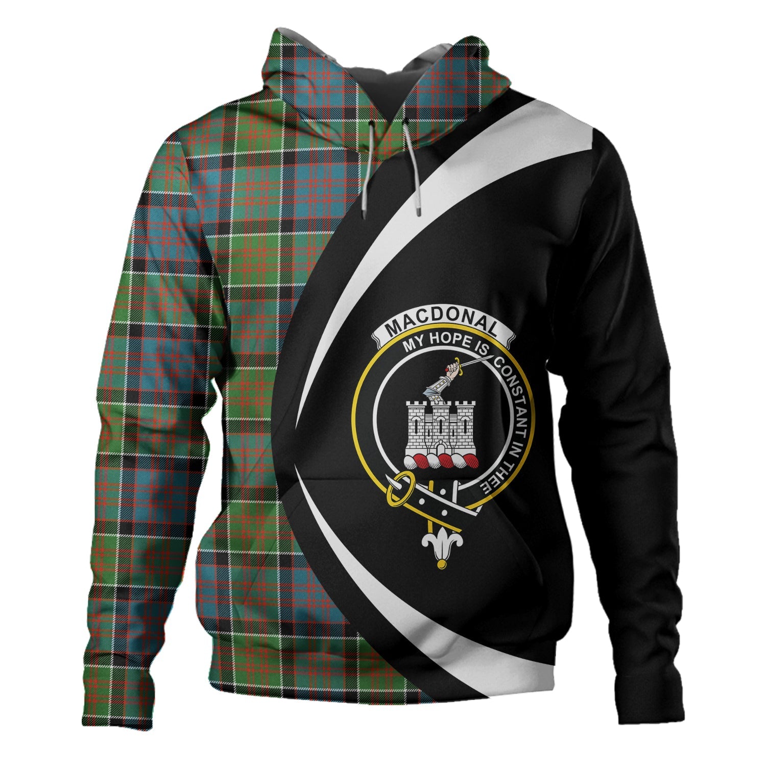 MacDuff Ancient Tartan Hoodie - Alba Celtic Style