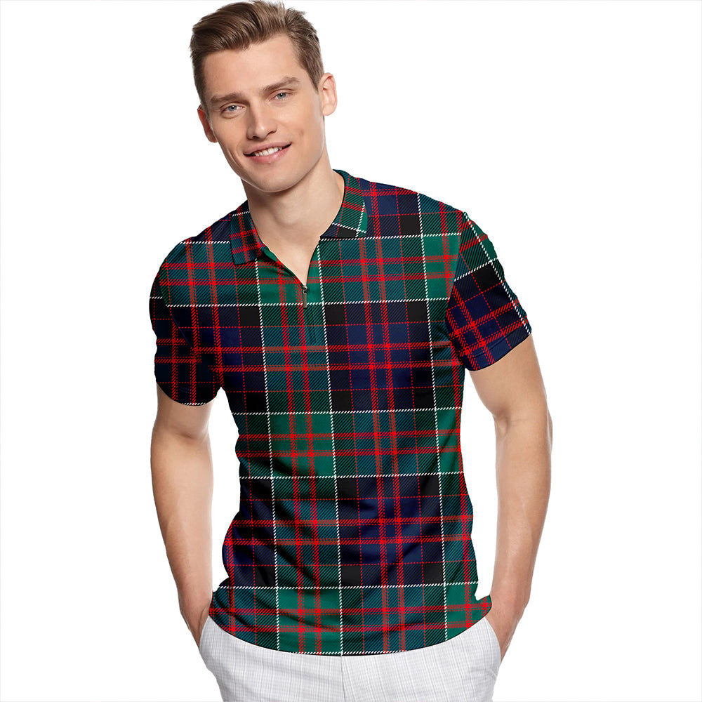 MacDonald of Clanranald Tartan Polo Shirt Viking Wolf main image 1
