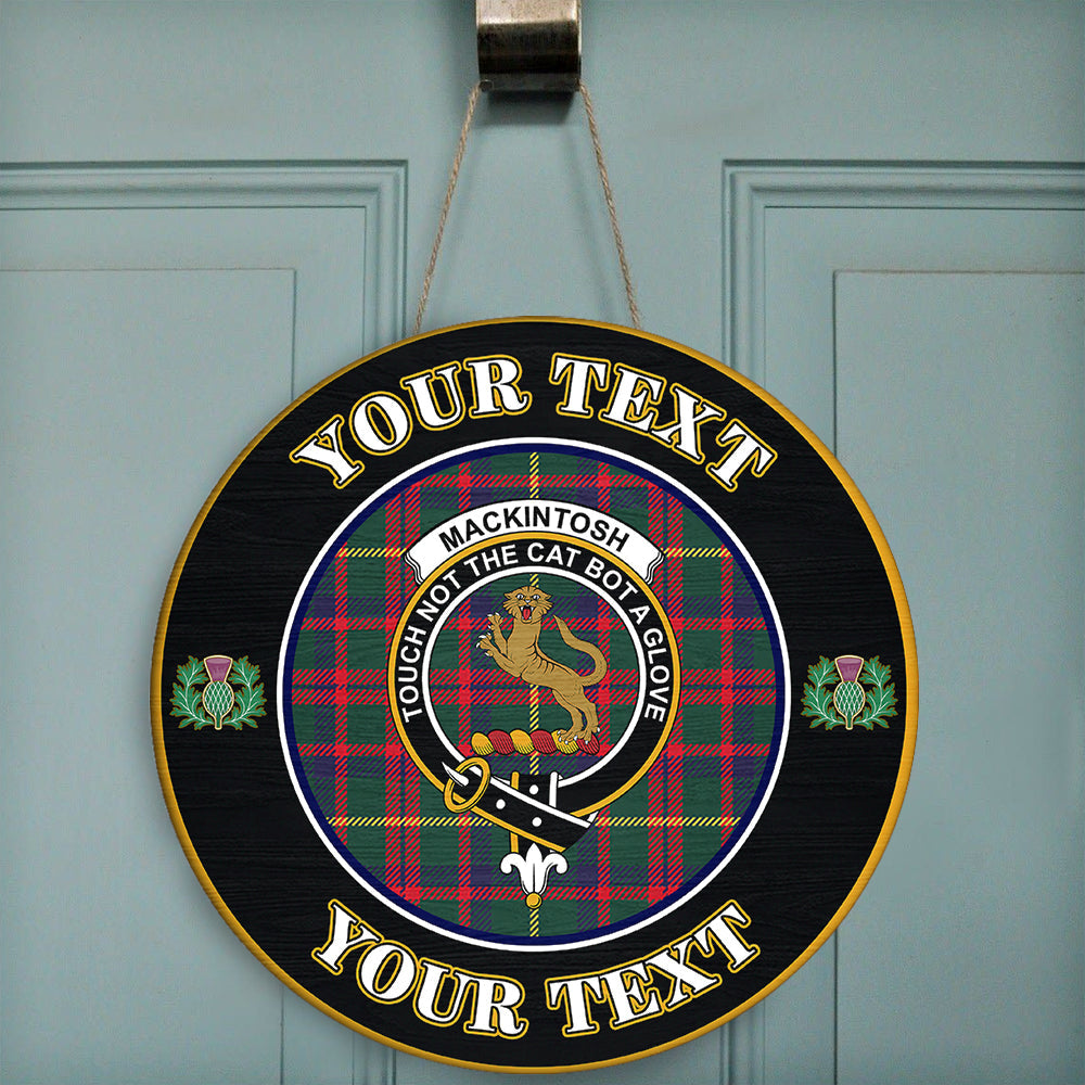 MacKintosh Hunting Modern Tartan Crest Classic Cap