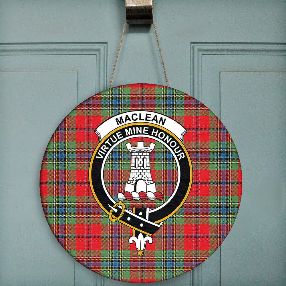 McLean of Duart Ancient Tartan Crest T-shirt main image 1