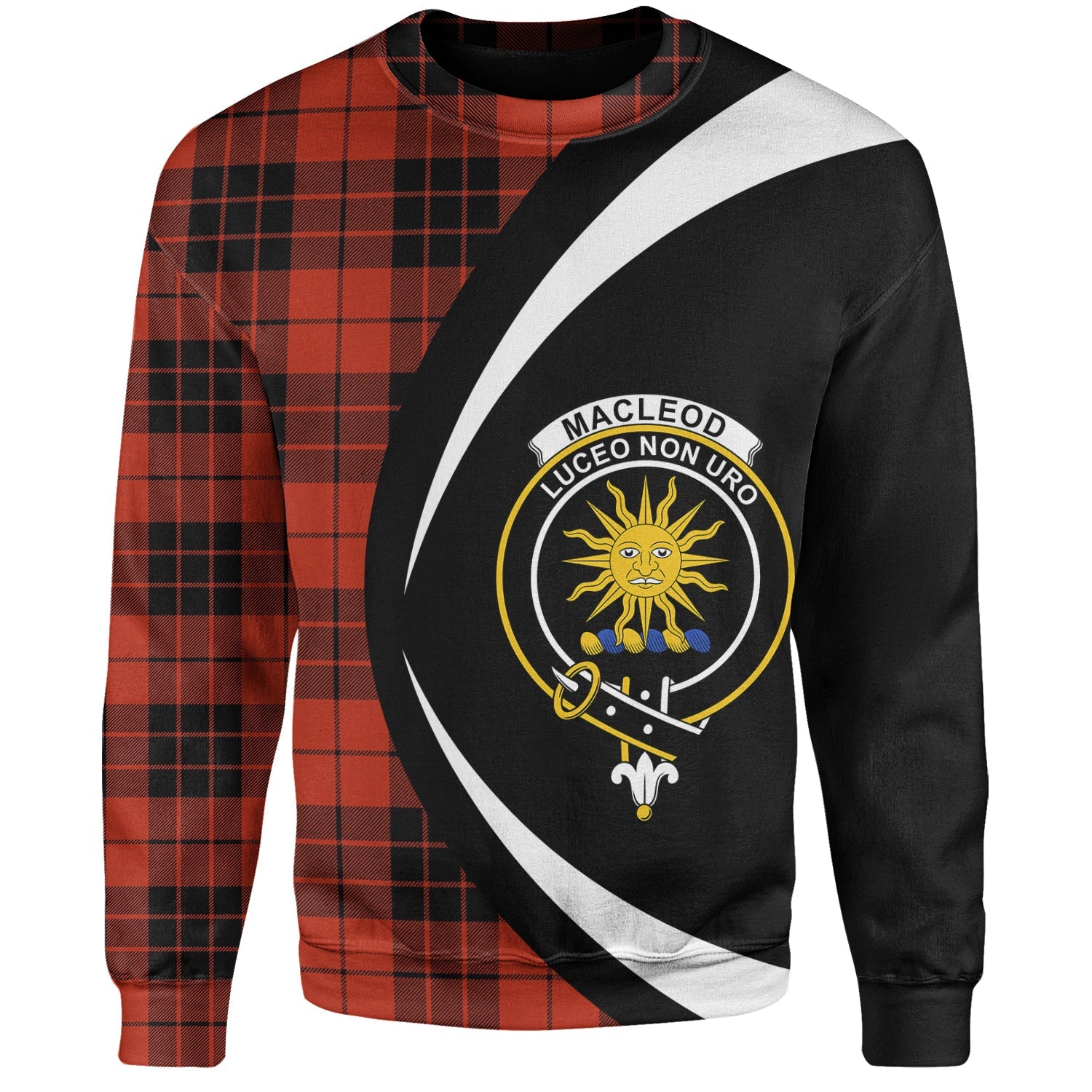 MacLeod Of Raasay Highland Tartan Crest T-shirt - Alba Celtic Style main image 1