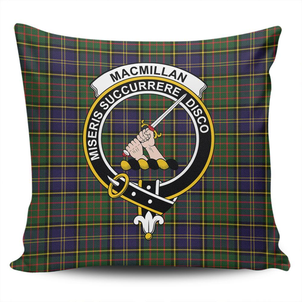 MacKintosh Hunting Modern Tartan Crest Garden Flag - Celtic Thistle Style