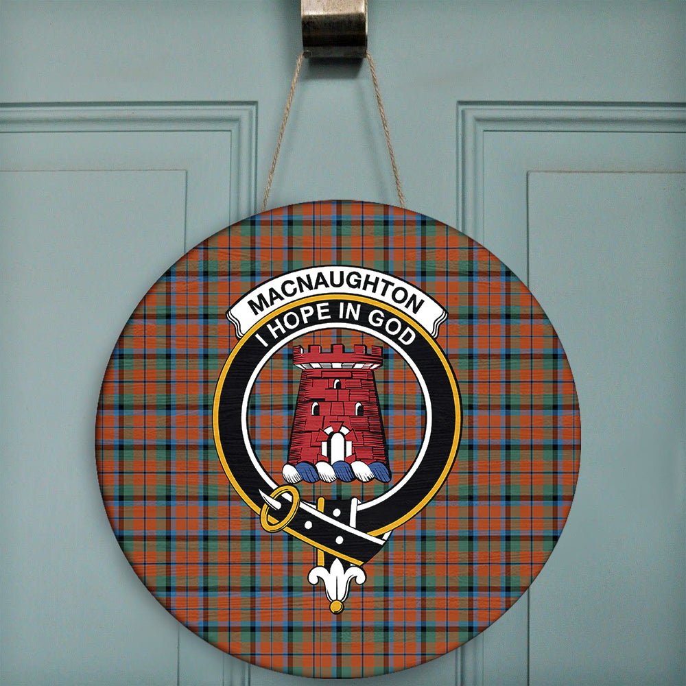 MacNaughton Ancient Tartan Crest Garden Flag