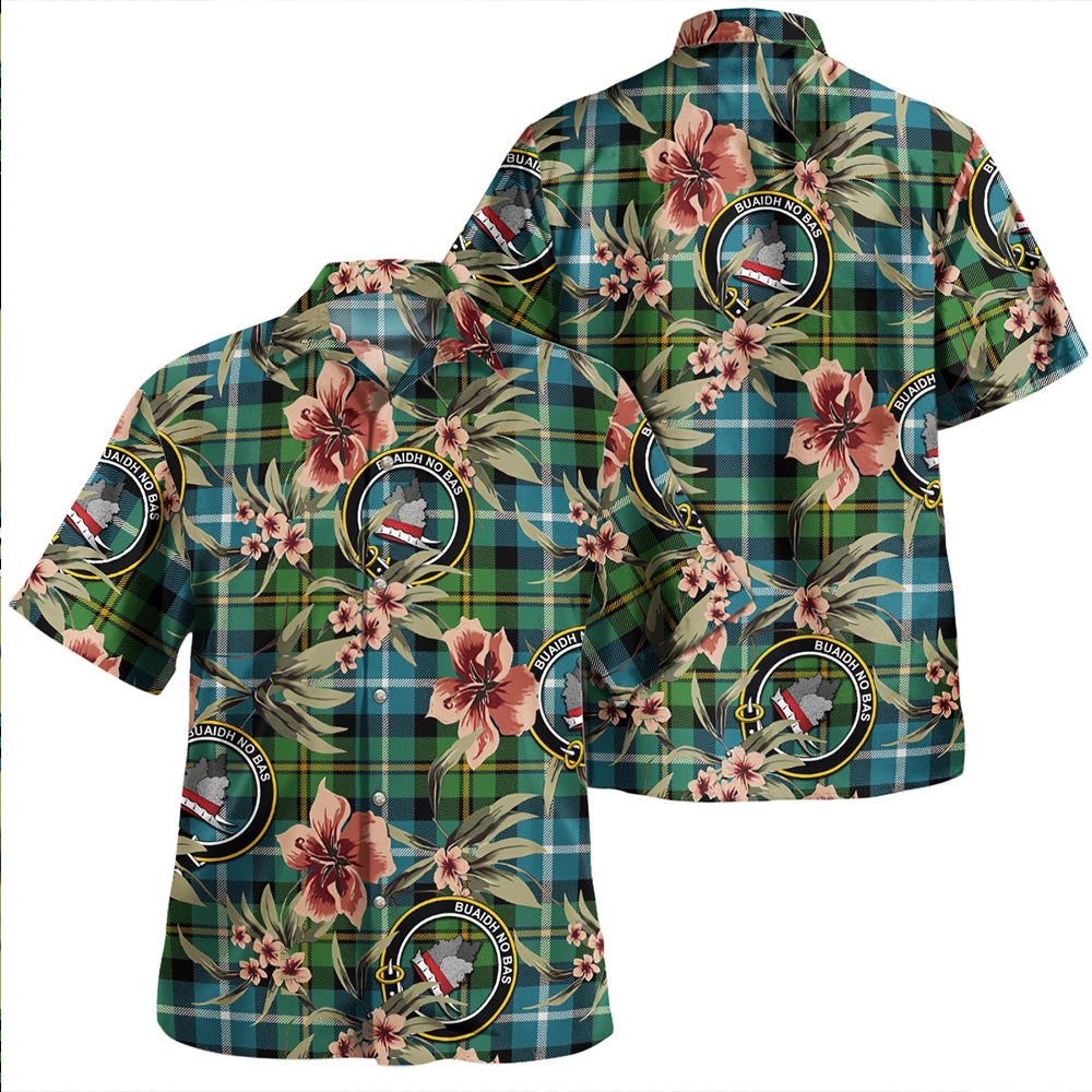 MacNab, Ancient Tartan Vintage Leaves Hawaiian Shirt main image 0