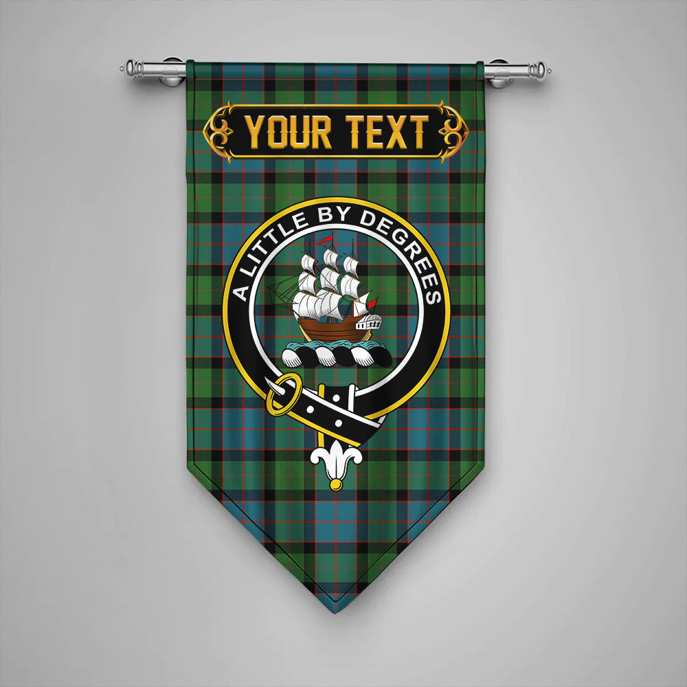 Scottish Tartan MacThomas Ancient Clan Classic Crest Gonfalon main image 1