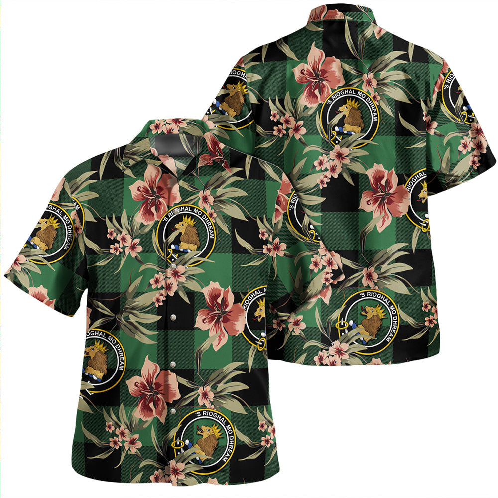 MacFie Hunting Tartan Hawaiian Shirt
