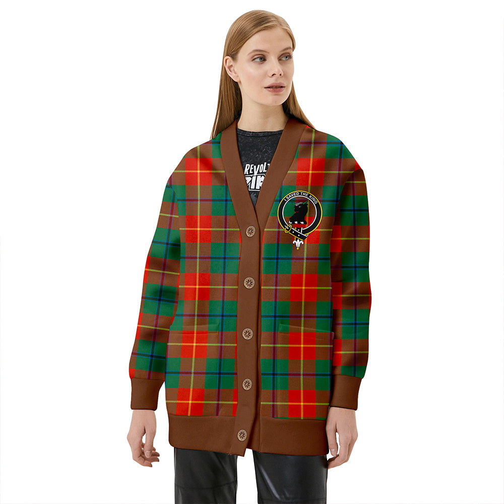 Turnbull Dress Tartan Crest Premium Blanket - Celtic Stag style